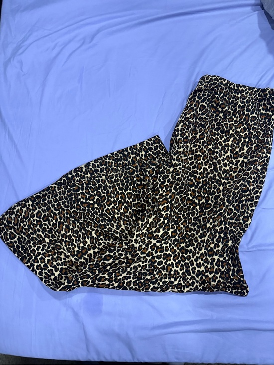 Park avenue Pants - Avenue Leopard Print Boot Cut Pants - Brown & Black